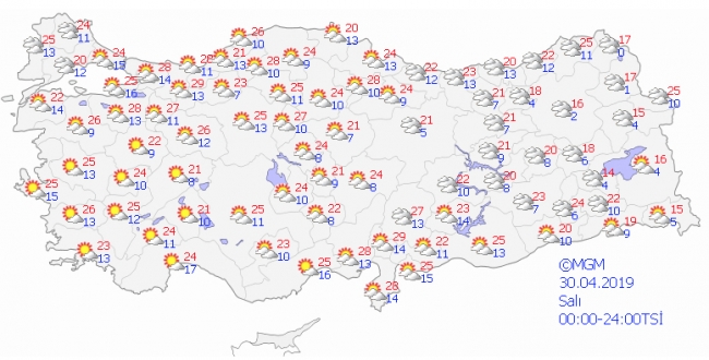 Ülke genelinde sağanak geçişleri bekleniyor